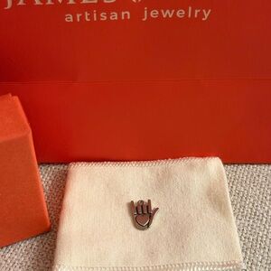 James Avery "Sign of Love" charm “I Love You” sterling silver